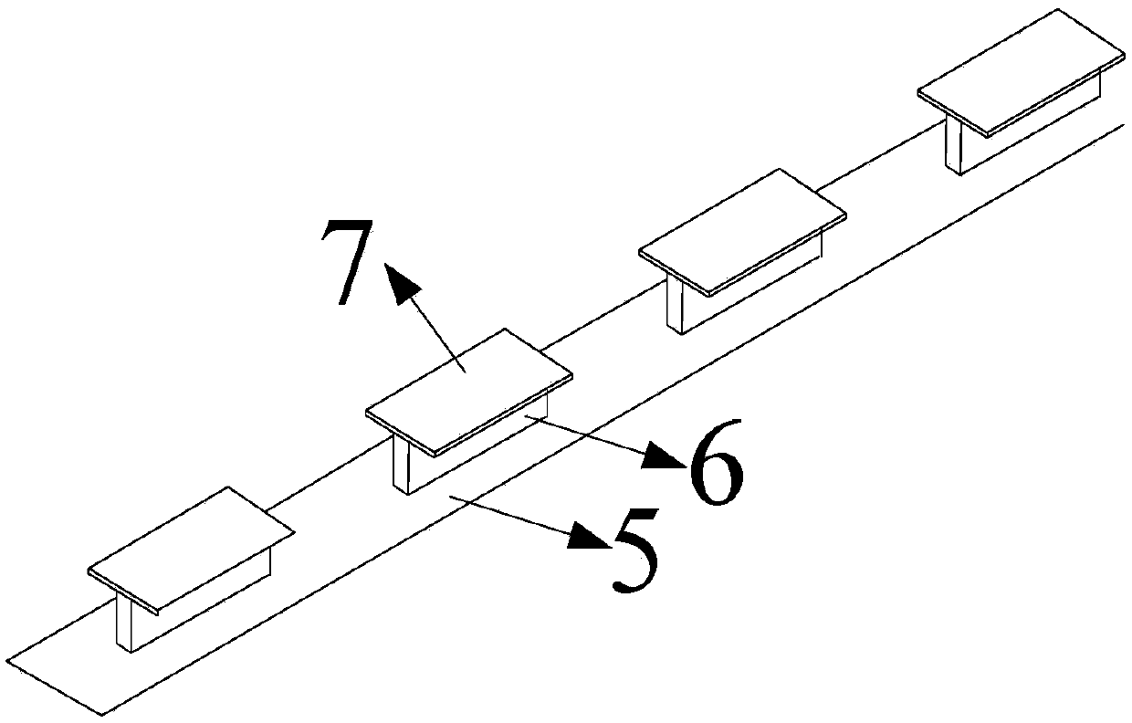 Three-phase type magnetic coupling mechanism applied to dynamic wireless power supply of vehicles