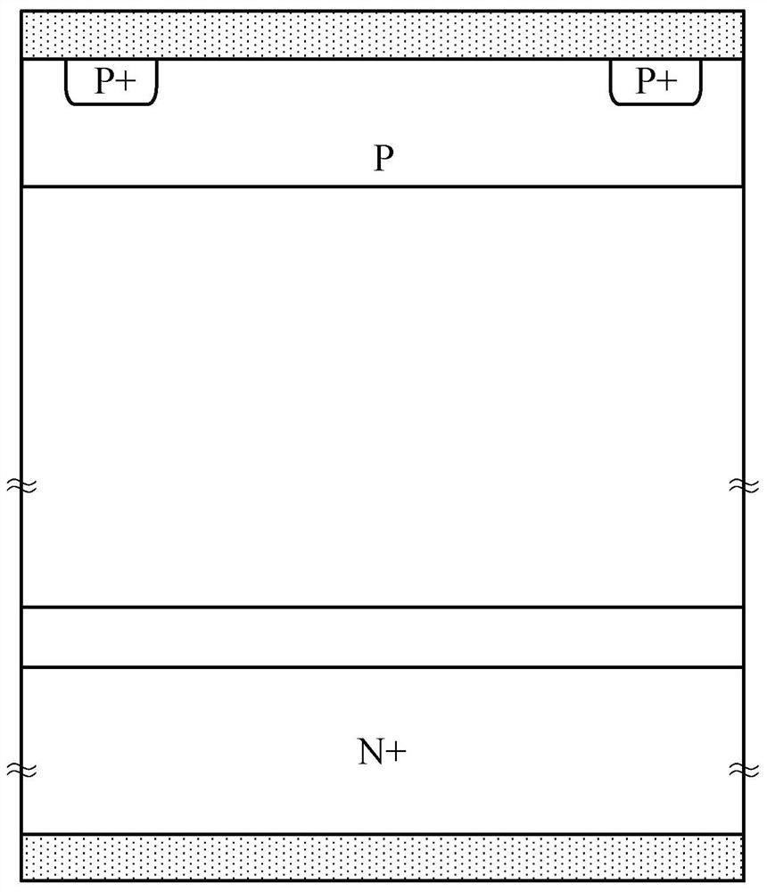 Electron extraction type freewheel diode device and preparation method thereof