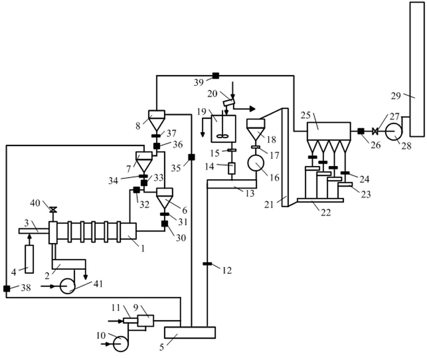 Device for producing alumina clinker by semi-dry process