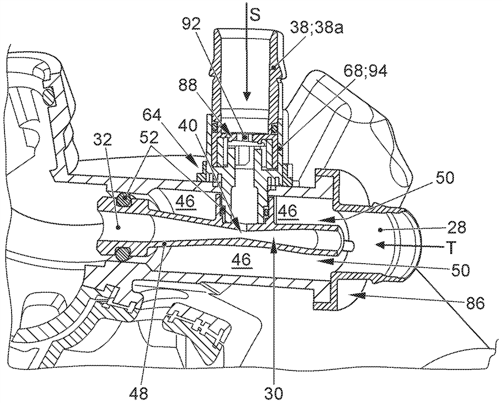 Internal combustion engine and method for determining leaks at fluid-conducting components thereof