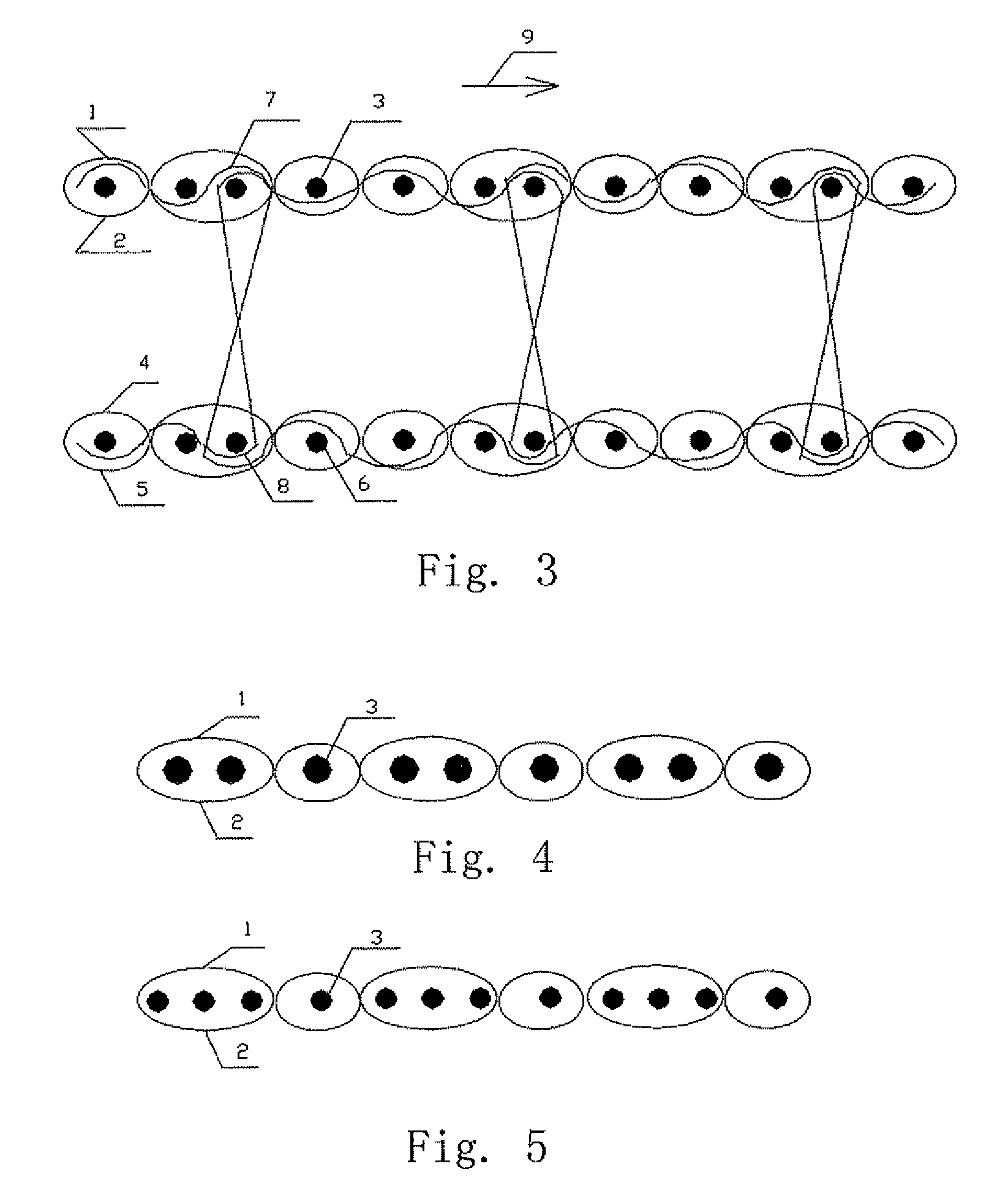 Three-dimensional woven hollow layer-connecting fabric