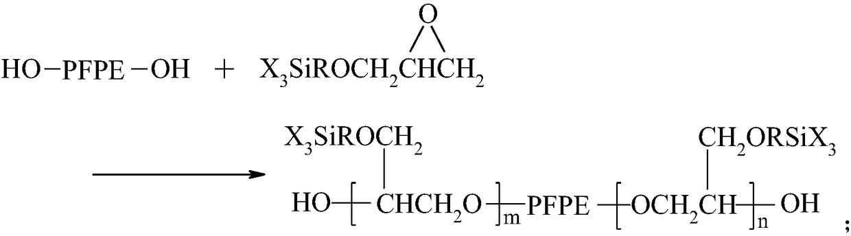 Perfluoropolyether silane dendritic compound as well as preparation method thereof and film containing dendritic compound