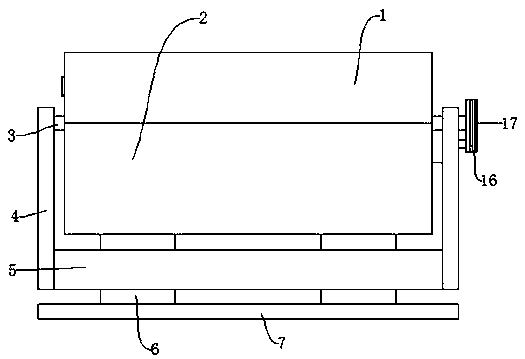 A pig feeding device with self-cleaning function