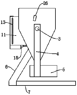 A pig feeding device with self-cleaning function