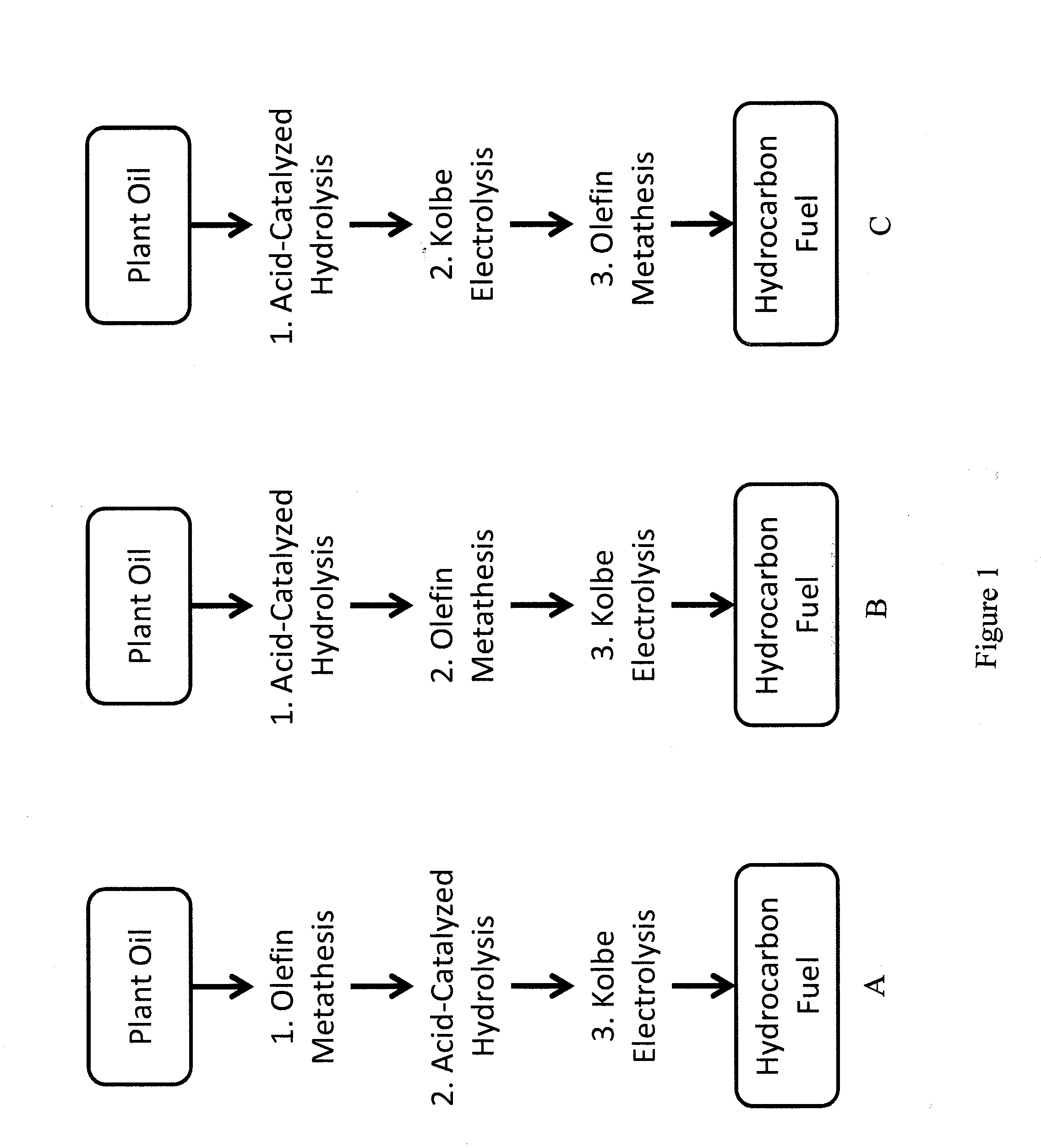 Production of hydrocarbon fuels from plant oil and animal fat