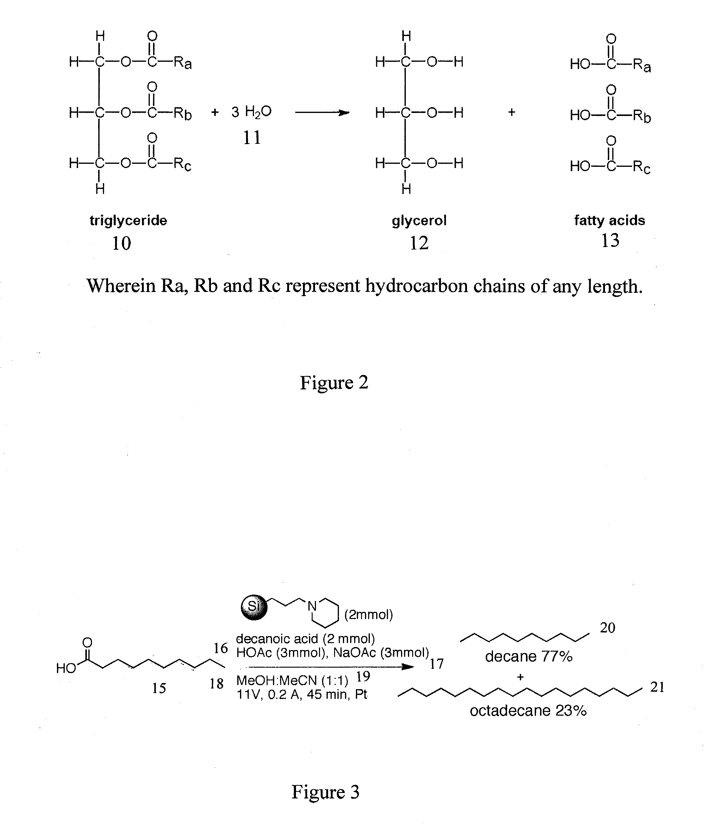 Production of hydrocarbon fuels from plant oil and animal fat