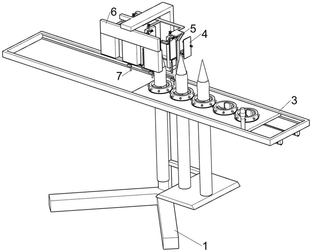 Reciprocating glue solution cleaning device for writing brush gluing