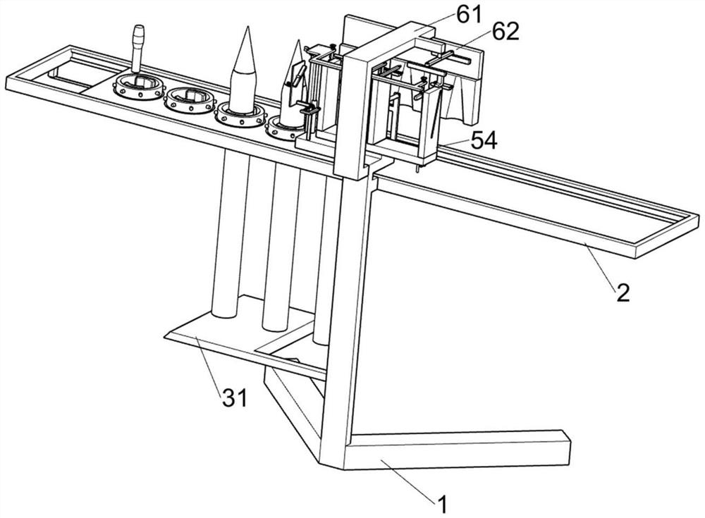 Reciprocating glue solution cleaning device for writing brush gluing