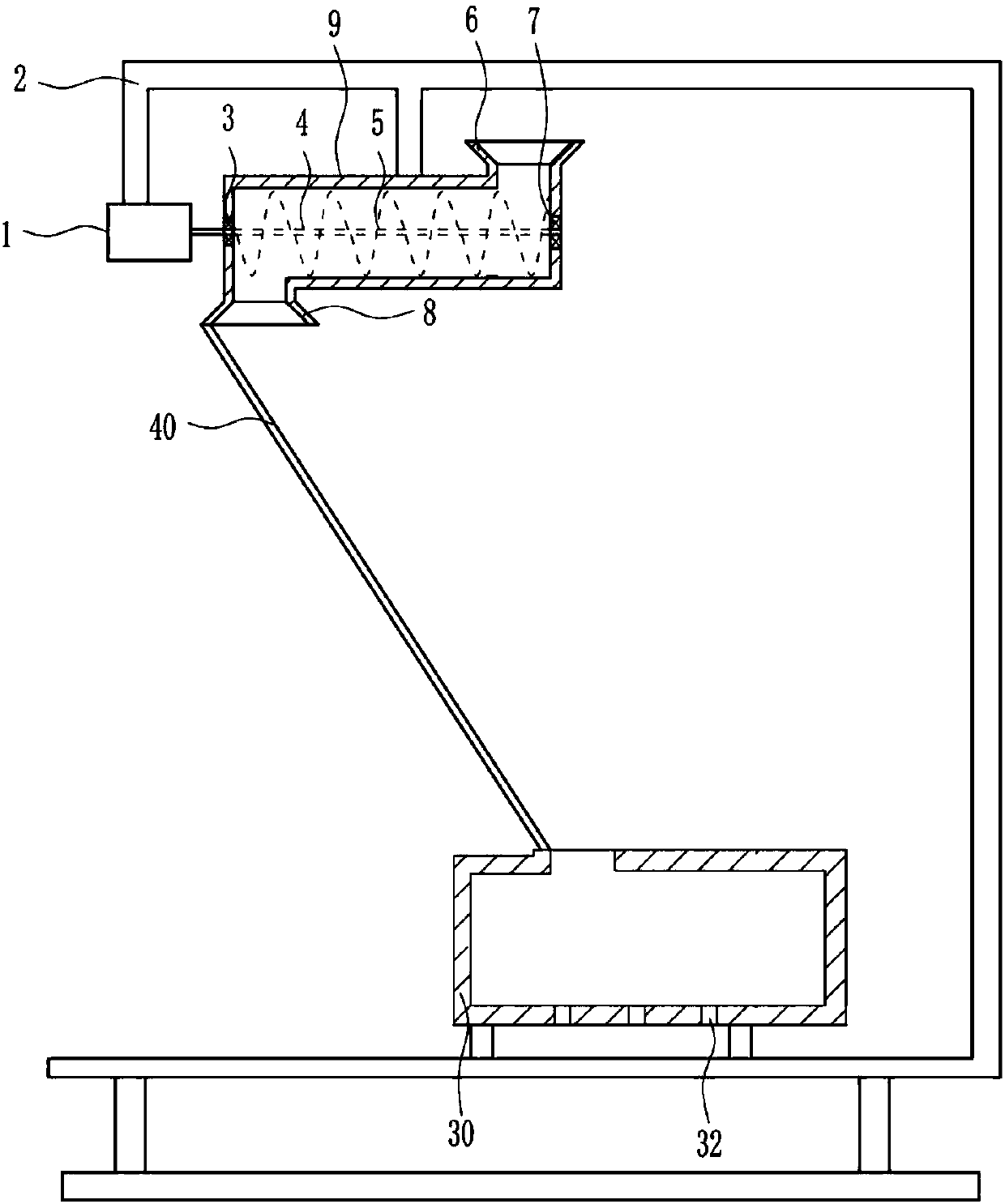 X-ray image destroying device for imaging department