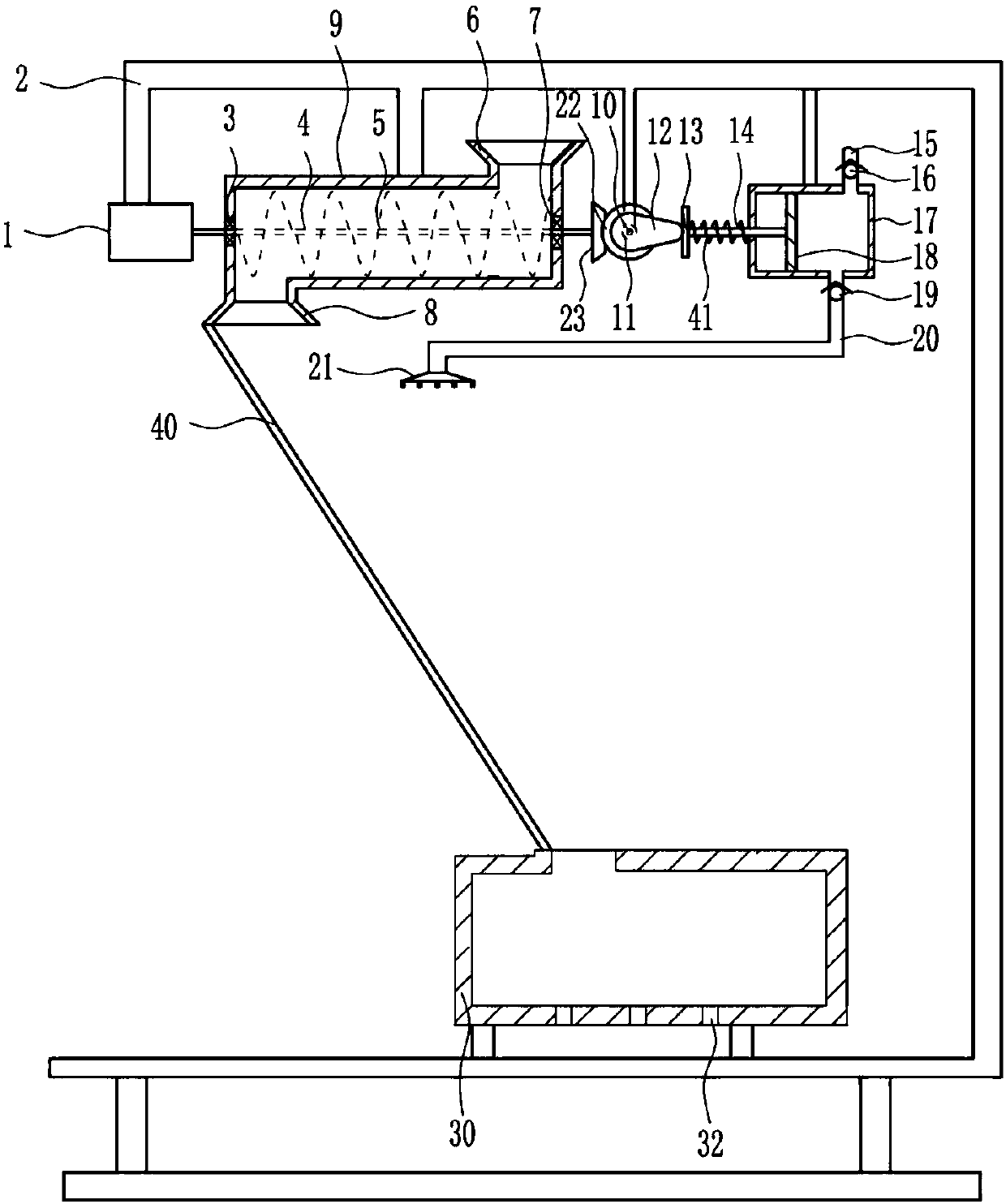 X-ray image destroying device for imaging department