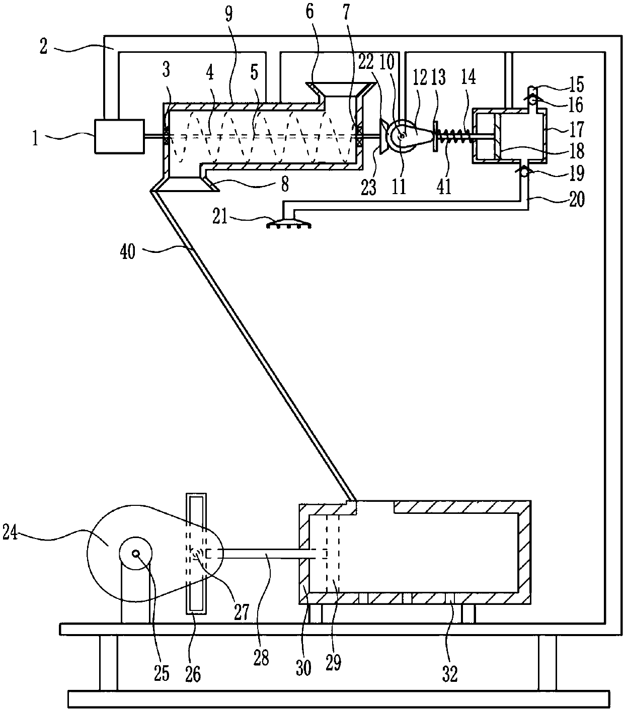 X-ray image destroying device for imaging department