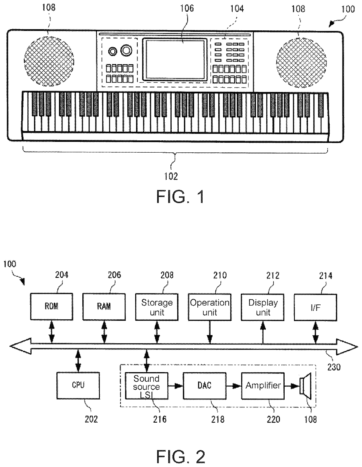 Electronic musical interface