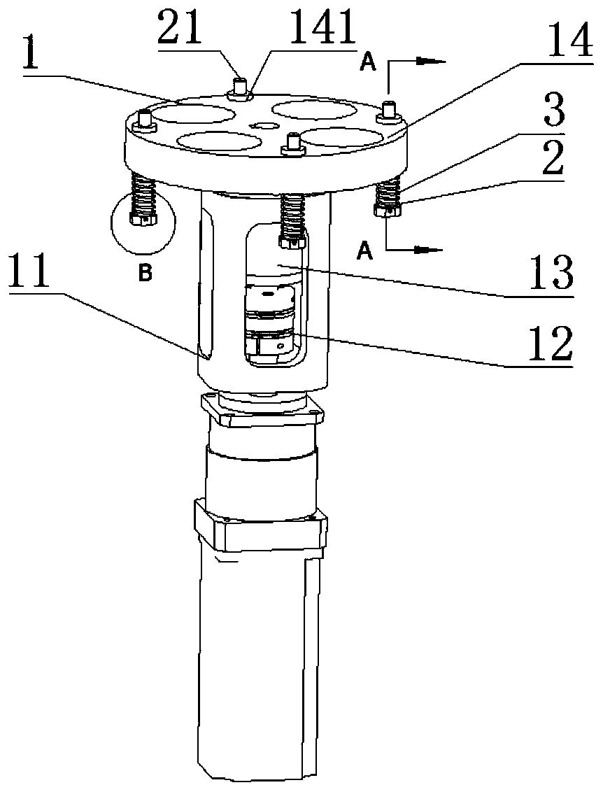 Circular rotating disc mechanism for transferring microneedles