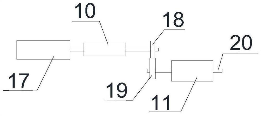 Heat dissipation and dust removal integrated structure for concealed humanoid warning machine