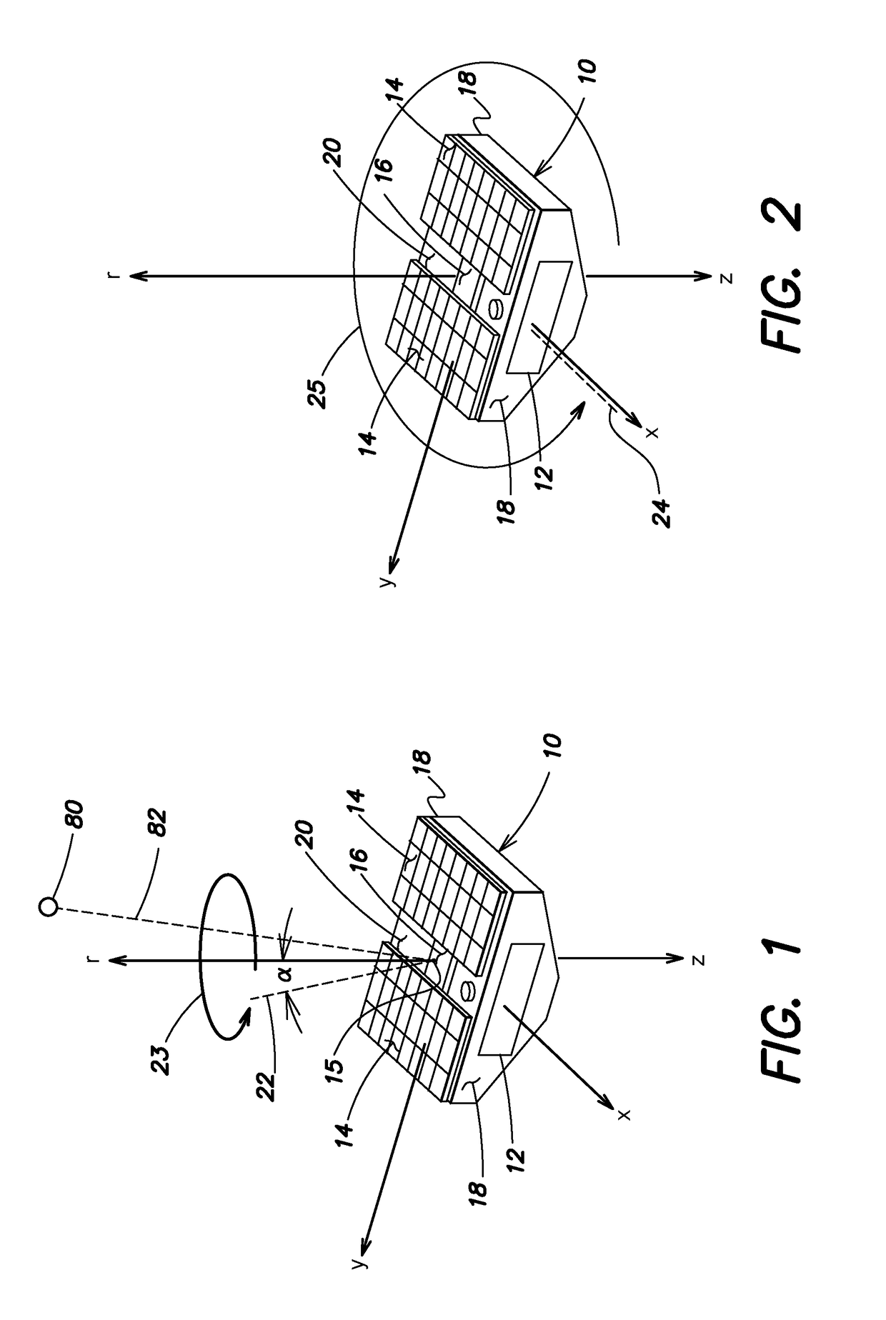 Conical scanning process for spacecraft sun pointing