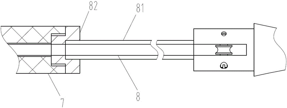 Covered stent conveying and far-end positioning releasing system