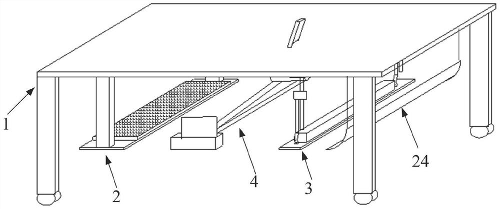 Leveling device for road and bridge construction