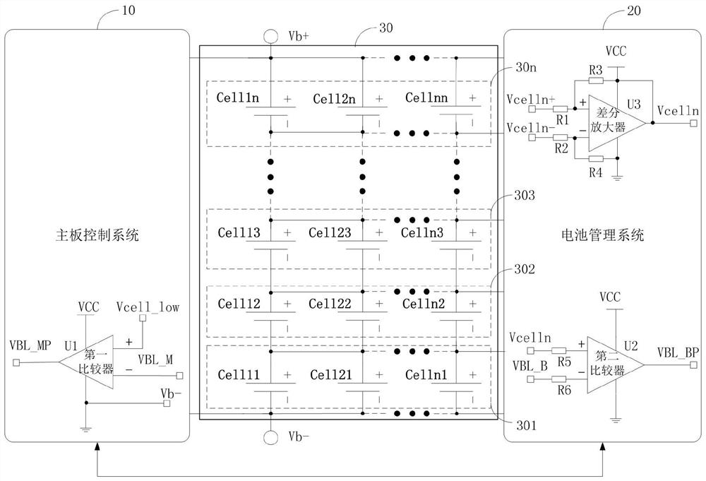 A battery pack undervoltage protection circuit