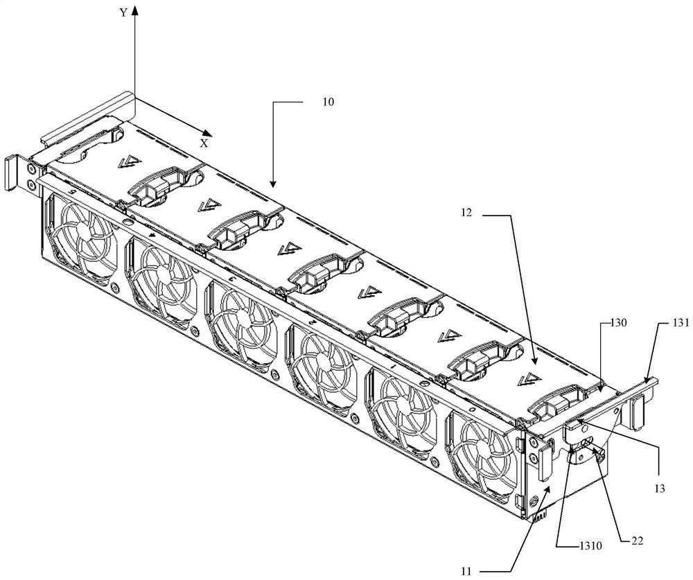 A fan module and electronic device