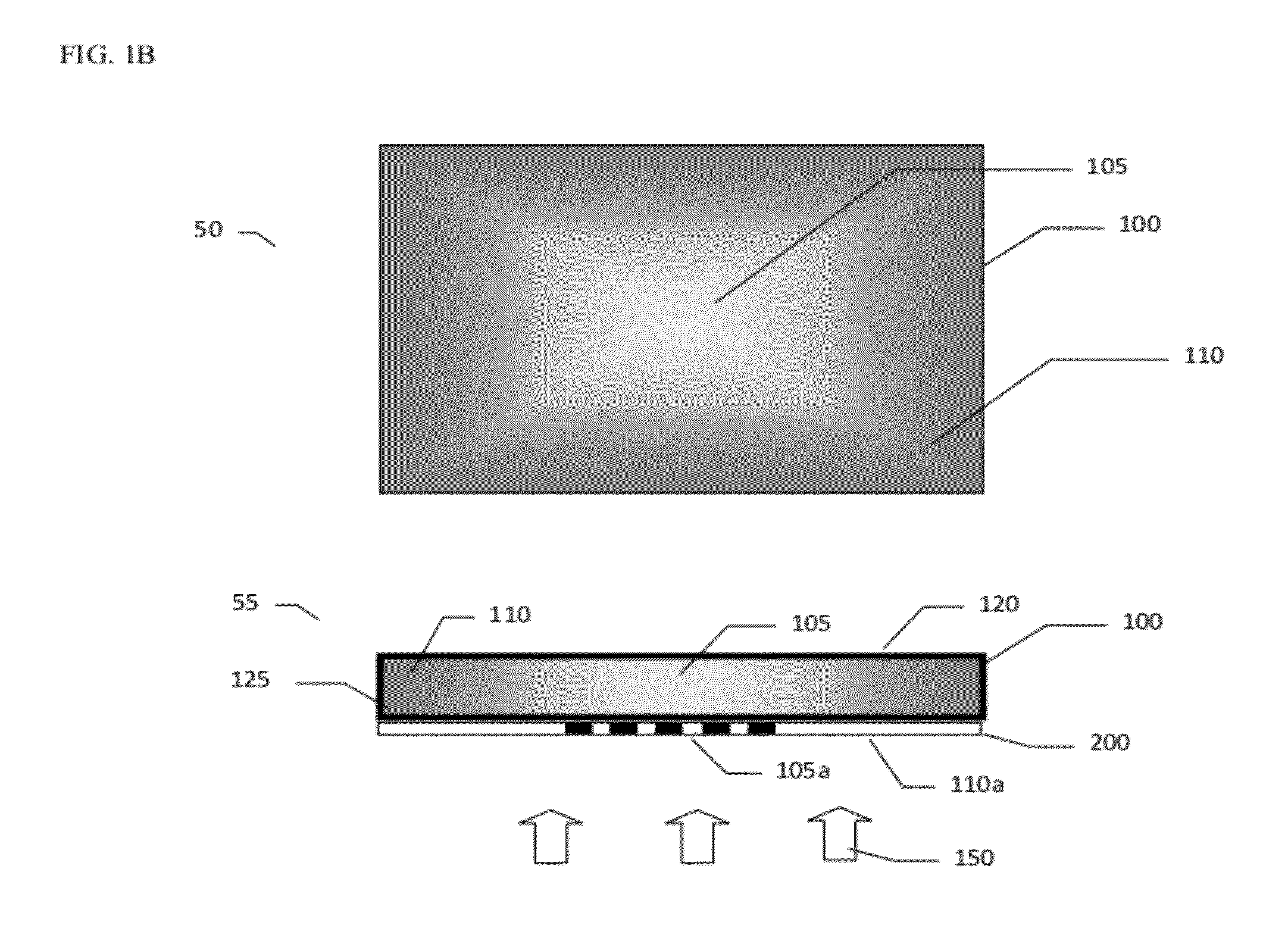 Thermal treatment device with variable heat distribution