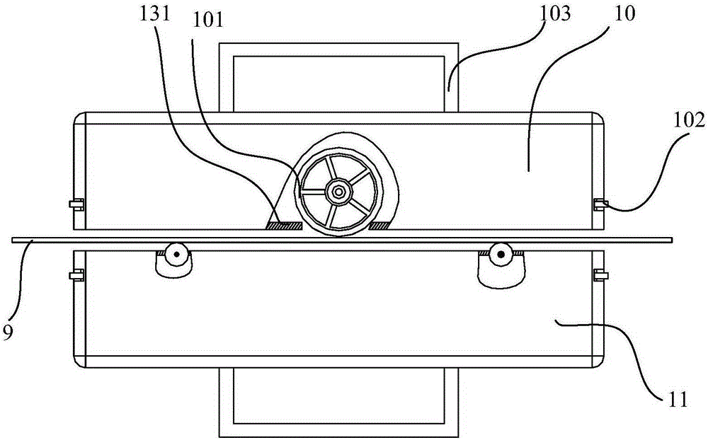 Magnet moving mechanism and window-cleaning robot