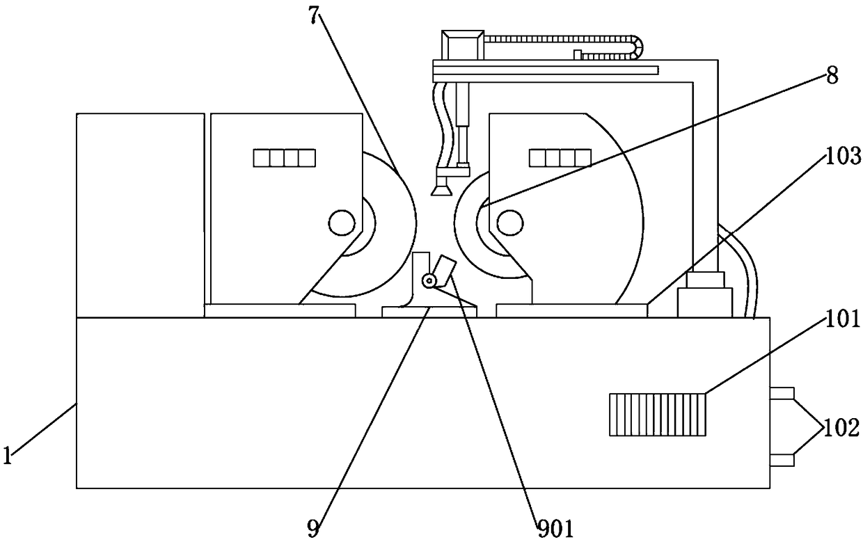 Centerless grinding machine