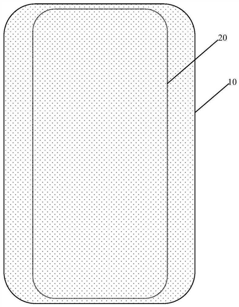 Curved screen protective film and manufacturing method thereof