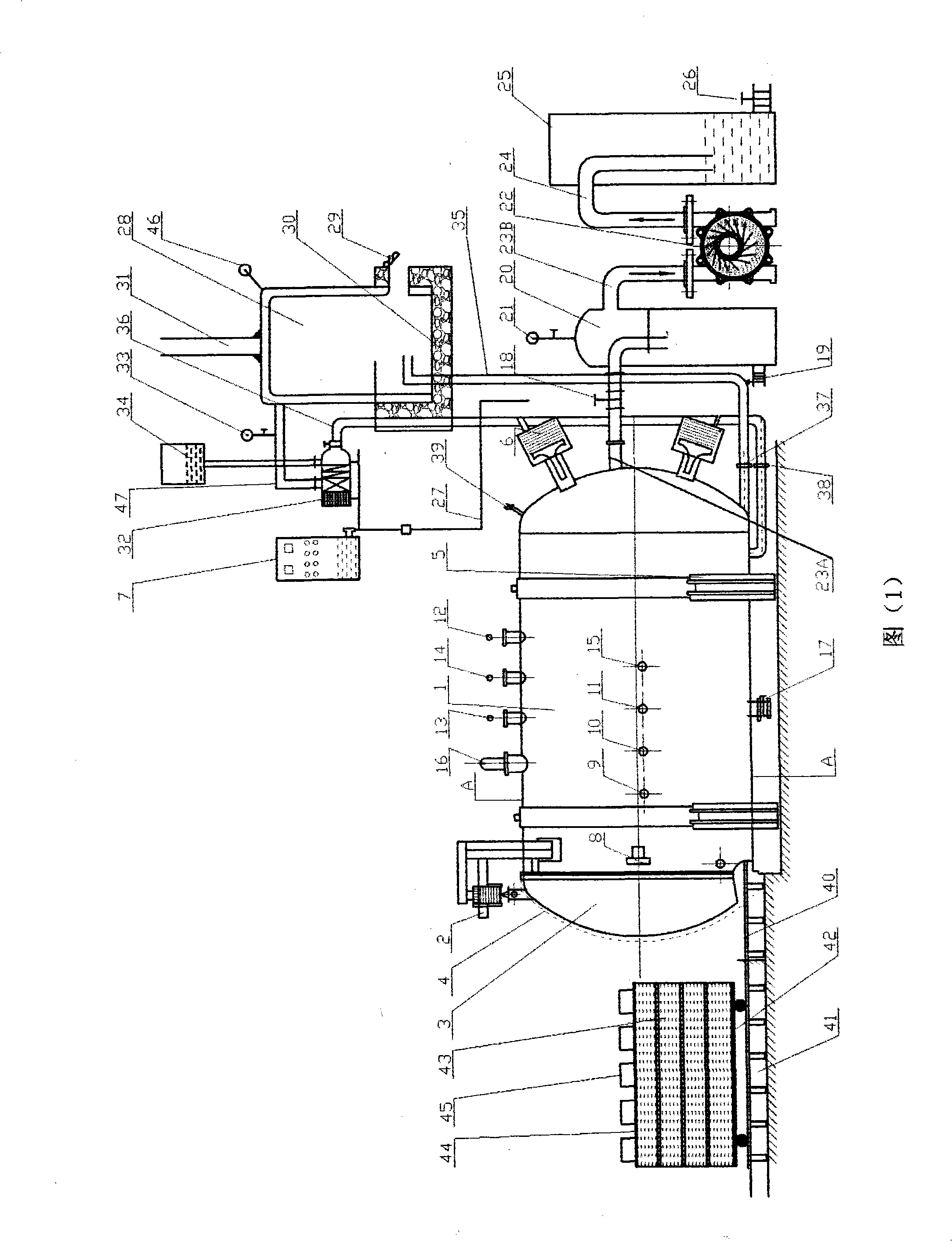 Microwave vacuum device for drying and charring lumber