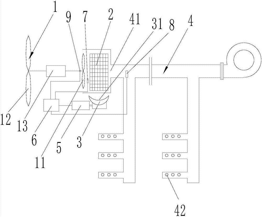 Adjustable light condensation plate drying device and using method thereof