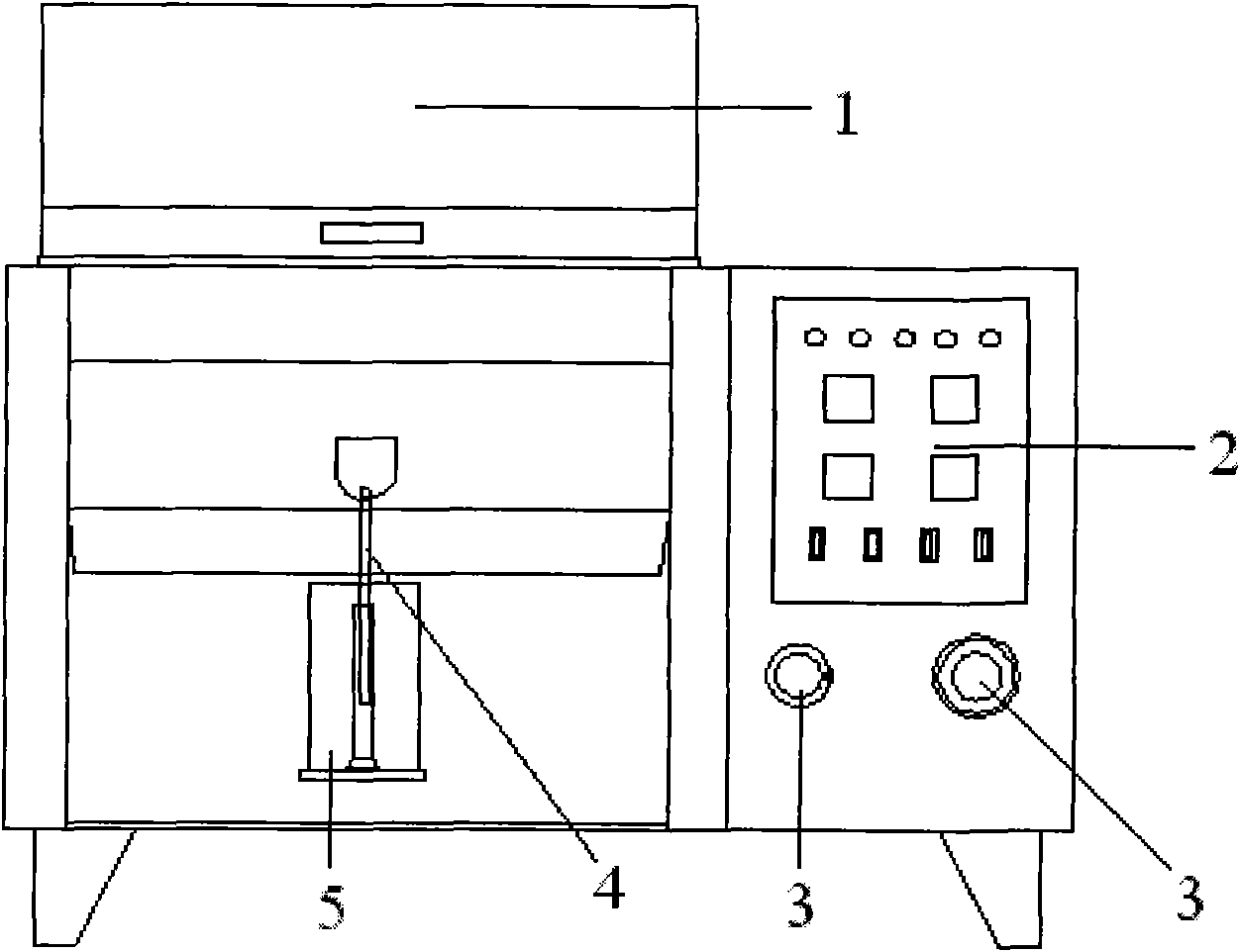 Salt mist corrosion test box