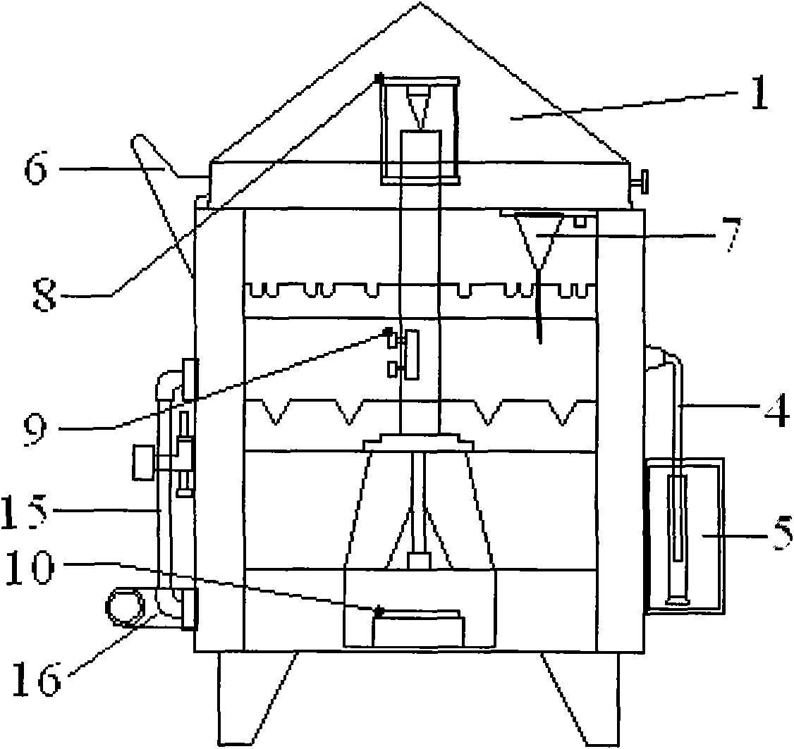 Salt mist corrosion test box