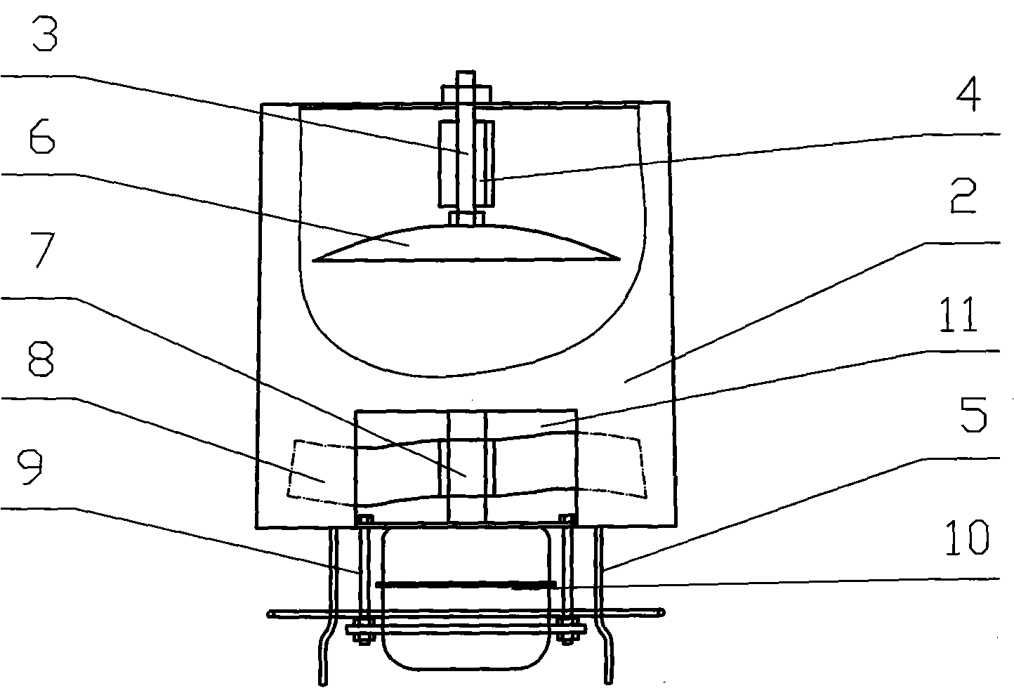 Cotton separating device