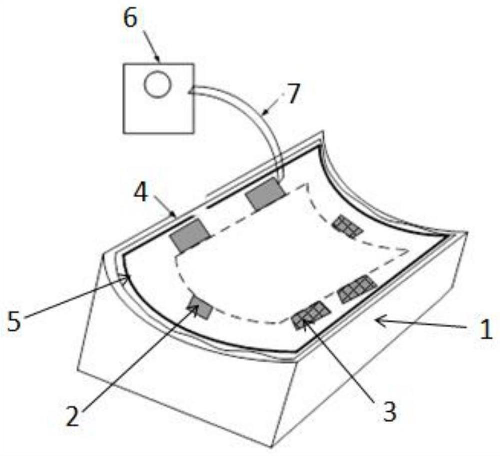 A system and method for measuring the surface profile of a weakly rigid thin-walled composite component