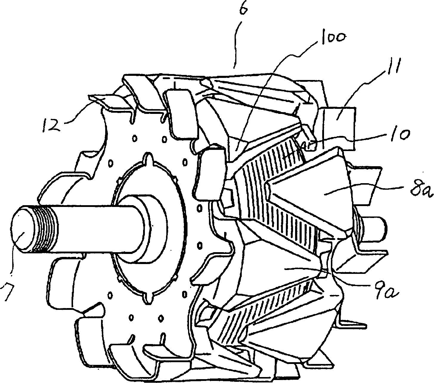 AC generator for vehicle