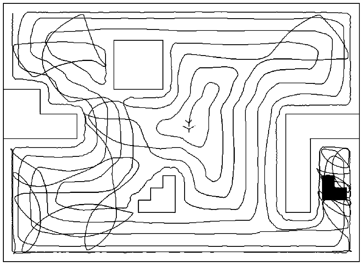 Unmanned aerial vehicle full-area reconnaissance path planning method of unsupervised learning type neural network