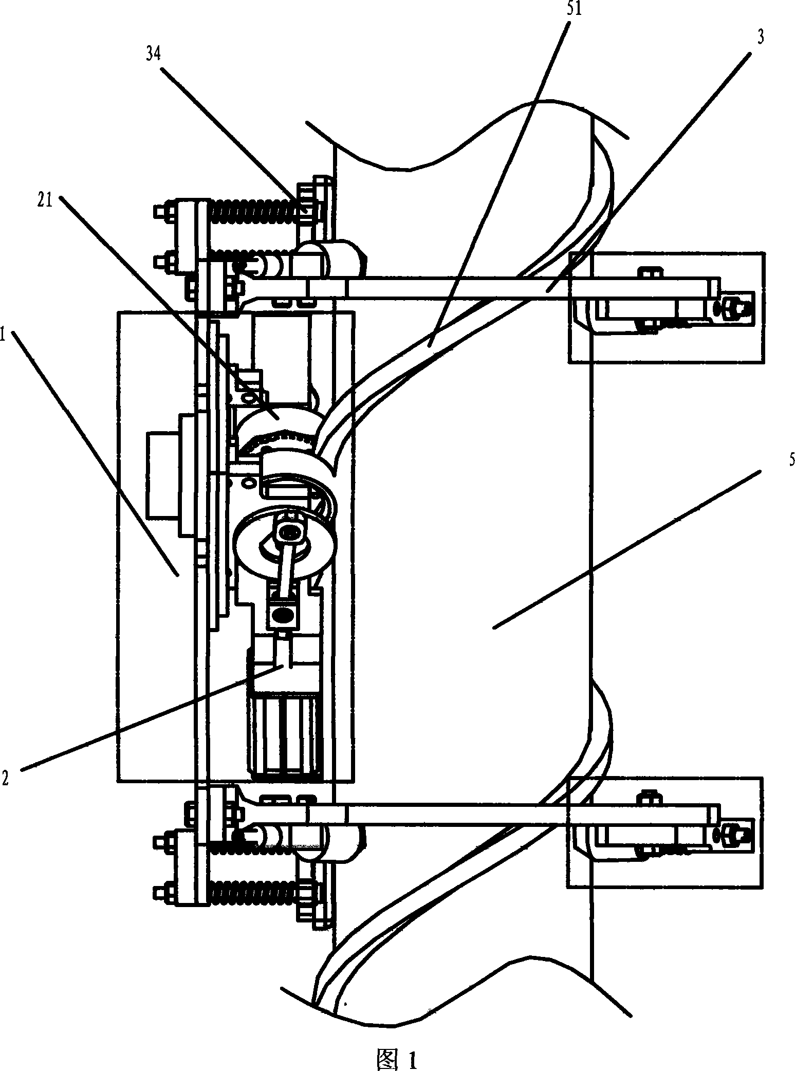 Scroll cable detecting robot