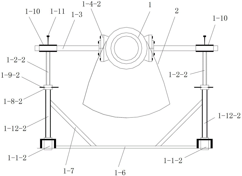 Detachable electromagnetic induction heater for diameter-expanded bend-pushed large-diameter elbow