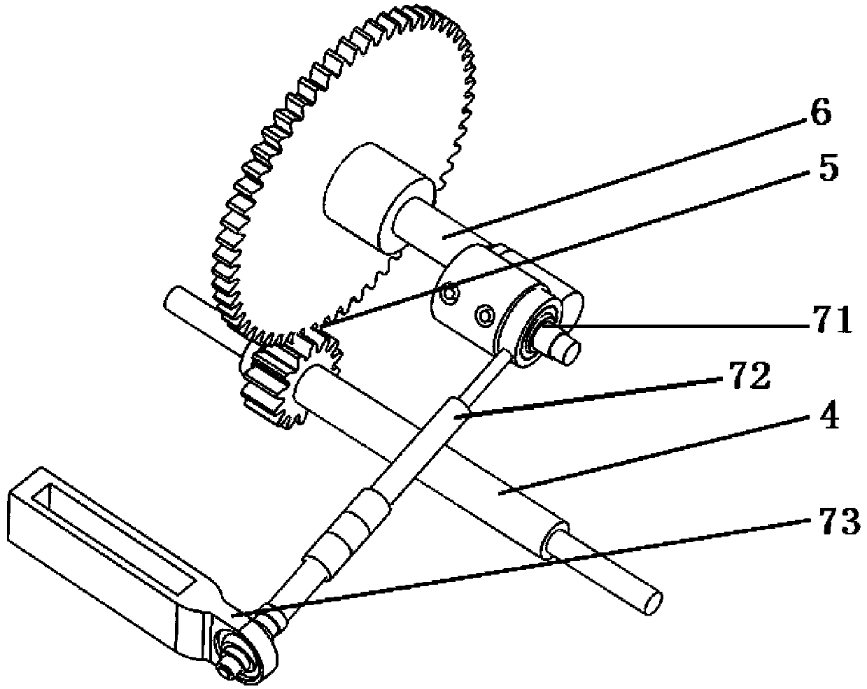 Self-propelled trolley driven by gravitational potential energy and capable of travelling around splay route