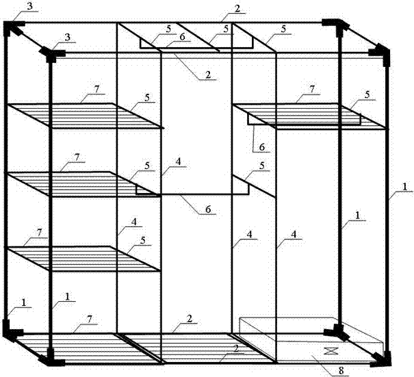 Cloth environment-friendly wardrobe