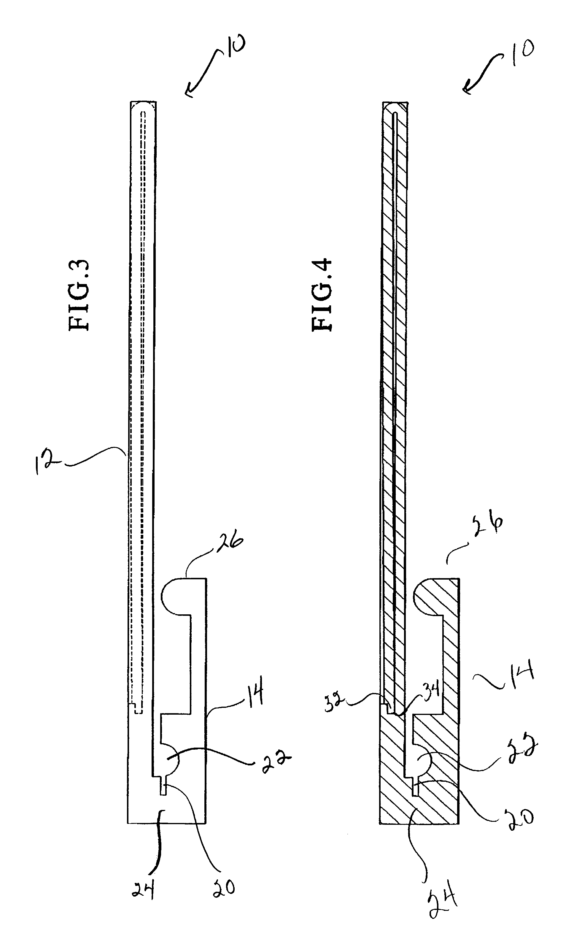 Labeling device for bound materials