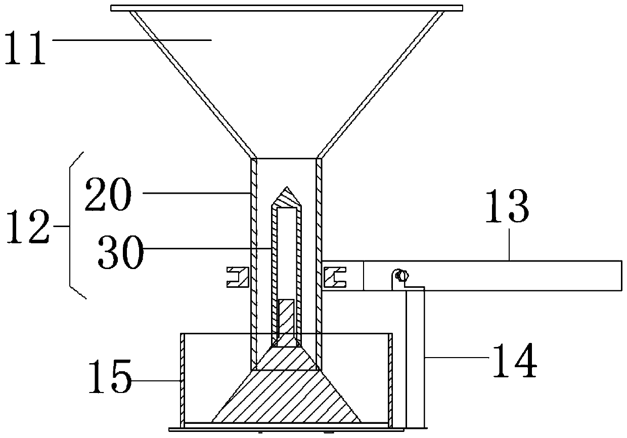 Breeding test seed rope machine