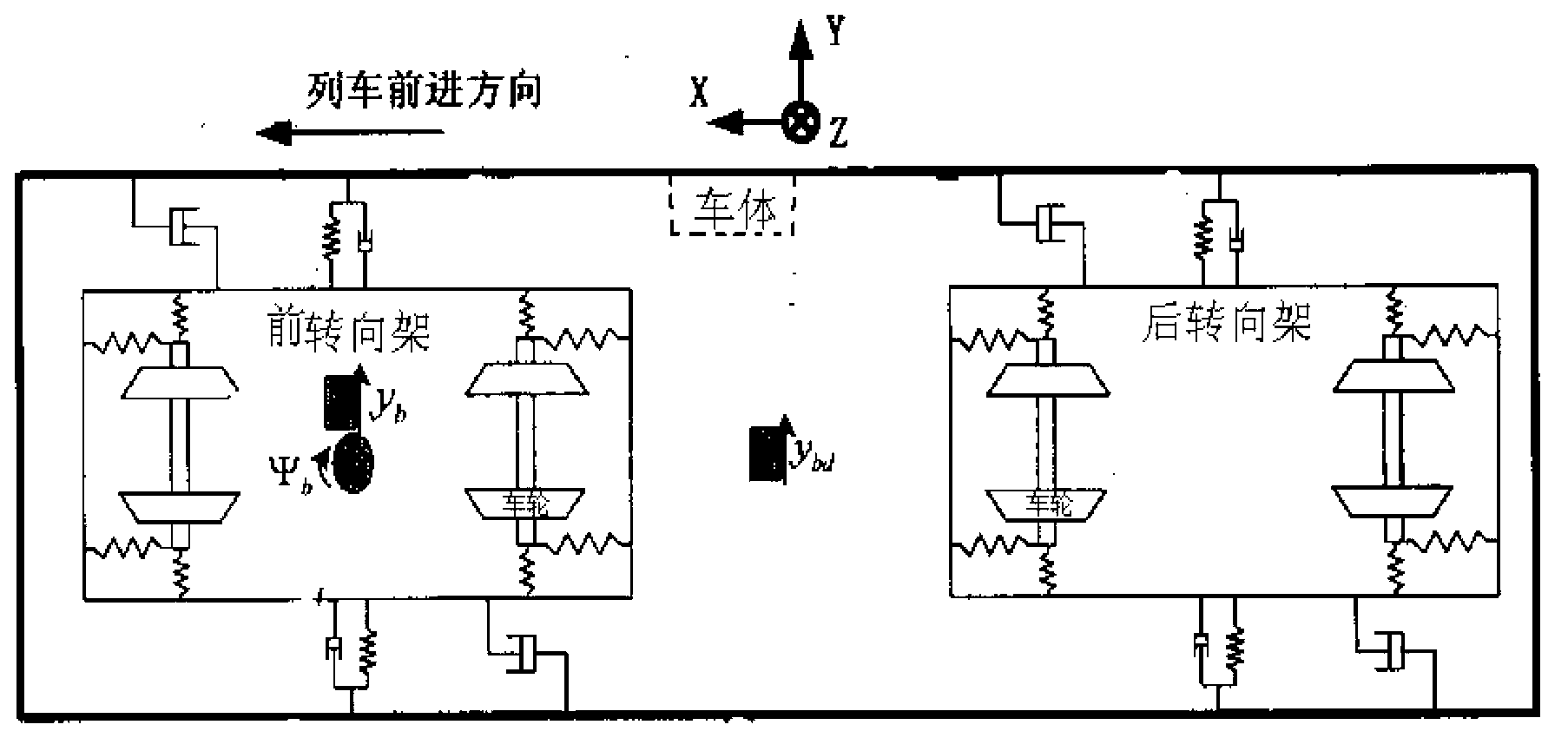 Transverse track irregularity detecting method based on observer