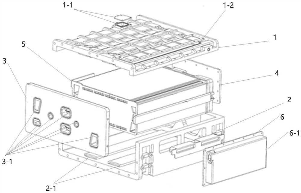 Packaging structure of integrated fuel cell stack and assembling method thereof