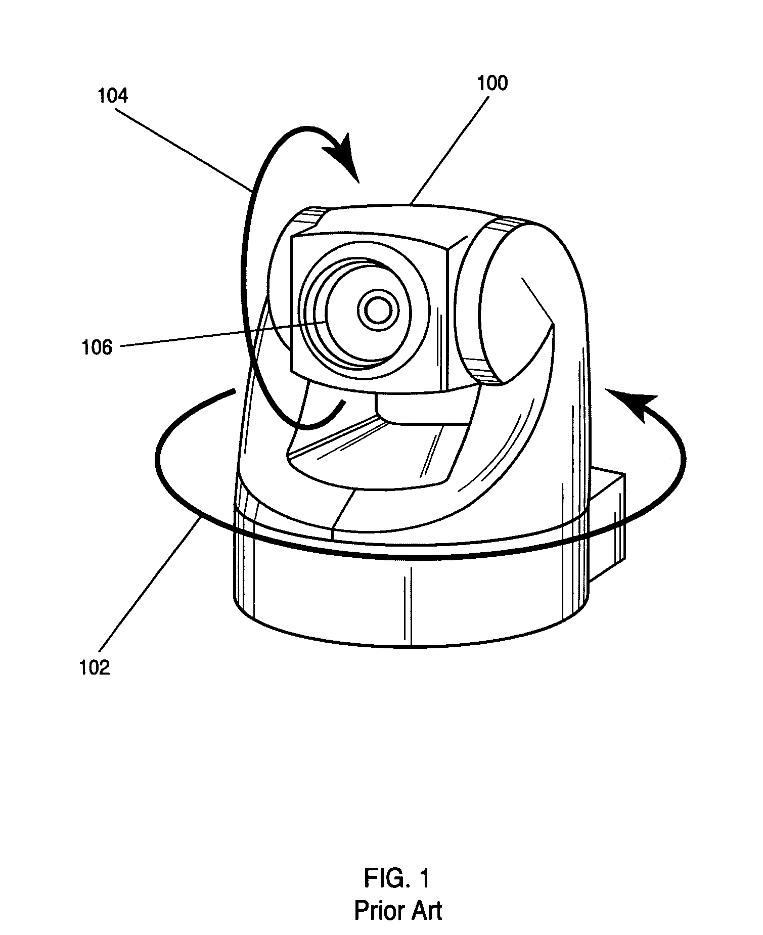 Apparatus and method for providing pointing capability for a fixed camera