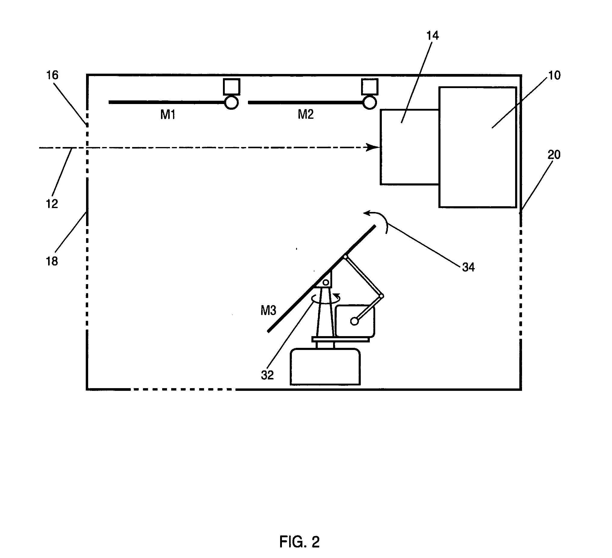 Apparatus and method for providing pointing capability for a fixed camera