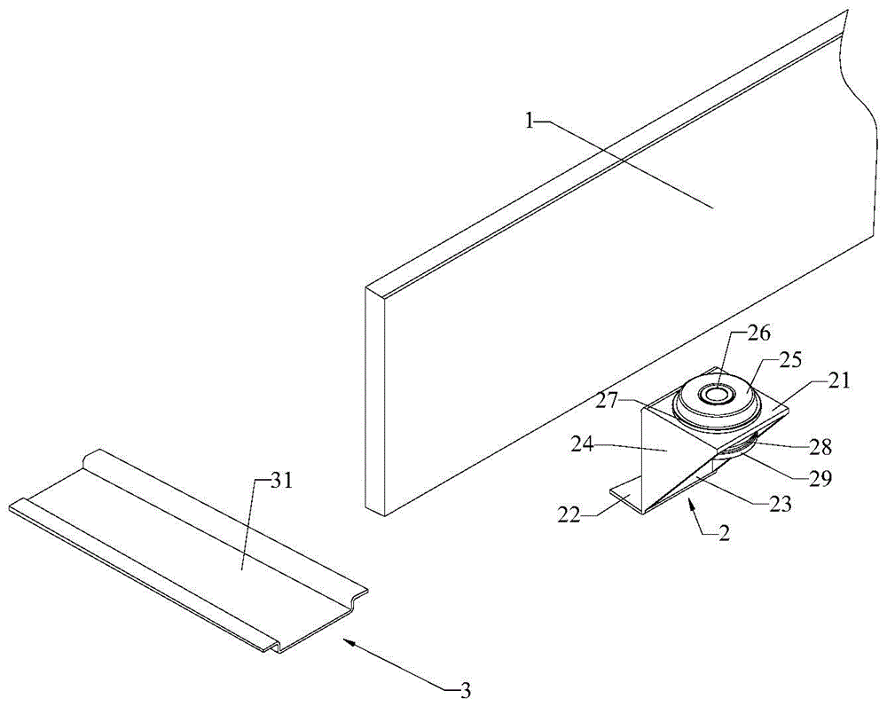 A battery box installation structure