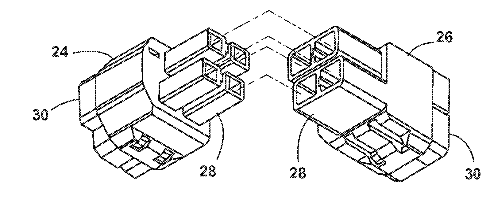 Ceiling fan kit and electrical connector with mounting method