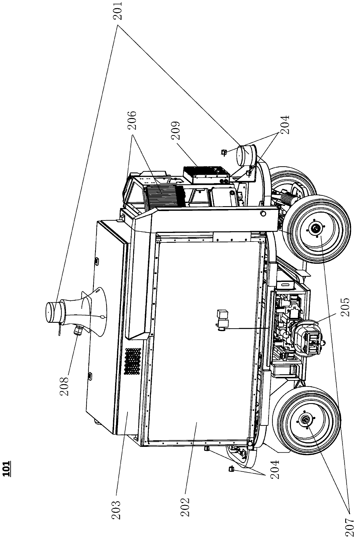 Automatic charging vehicle and operation method thereof and automatic charging system