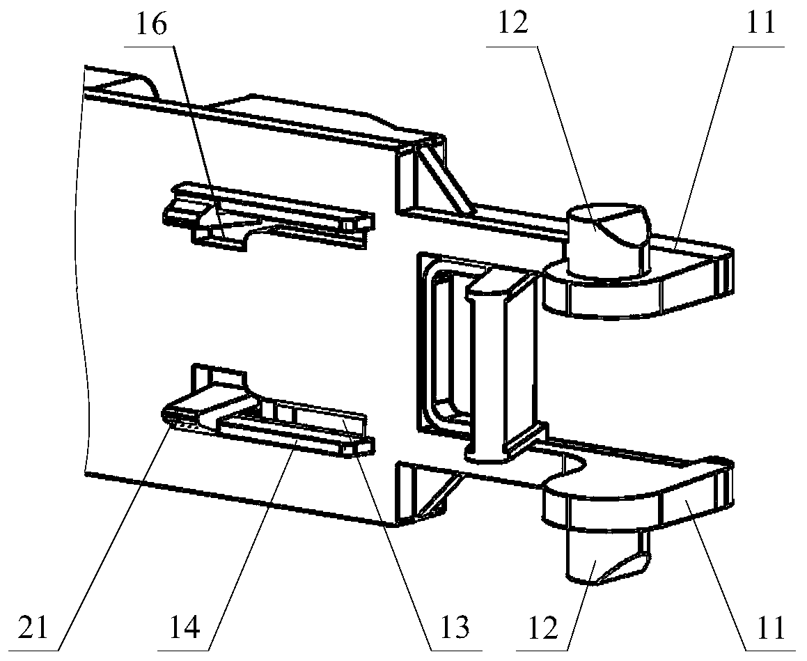 Buckle and ceiling-mounted air conditioner with the buckle