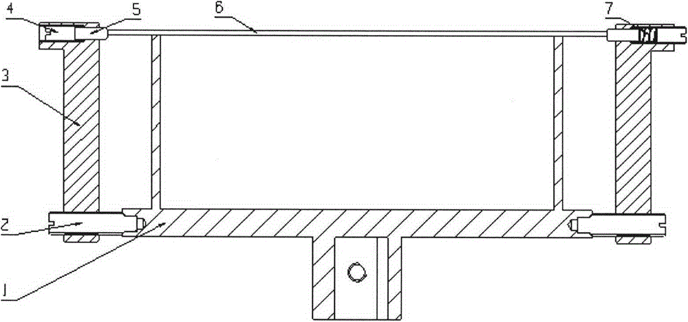 Auxiliary apparatus for plate part thermal spraying technology